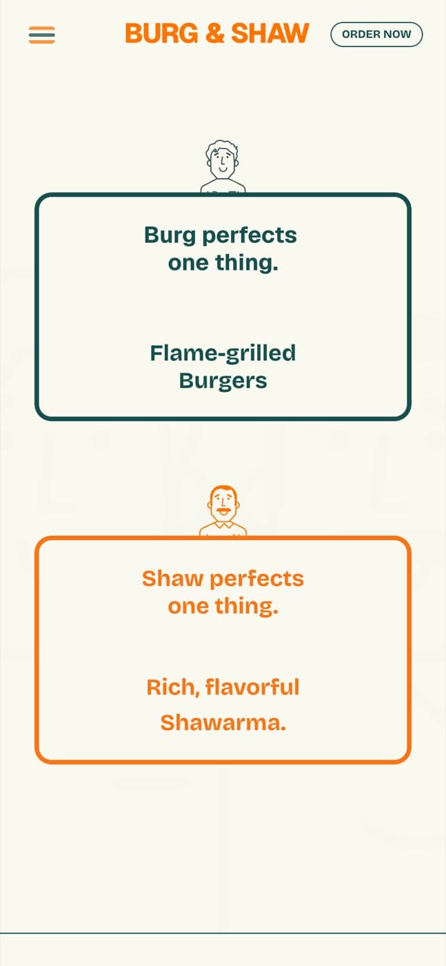 Burg & Shaw site on a phone